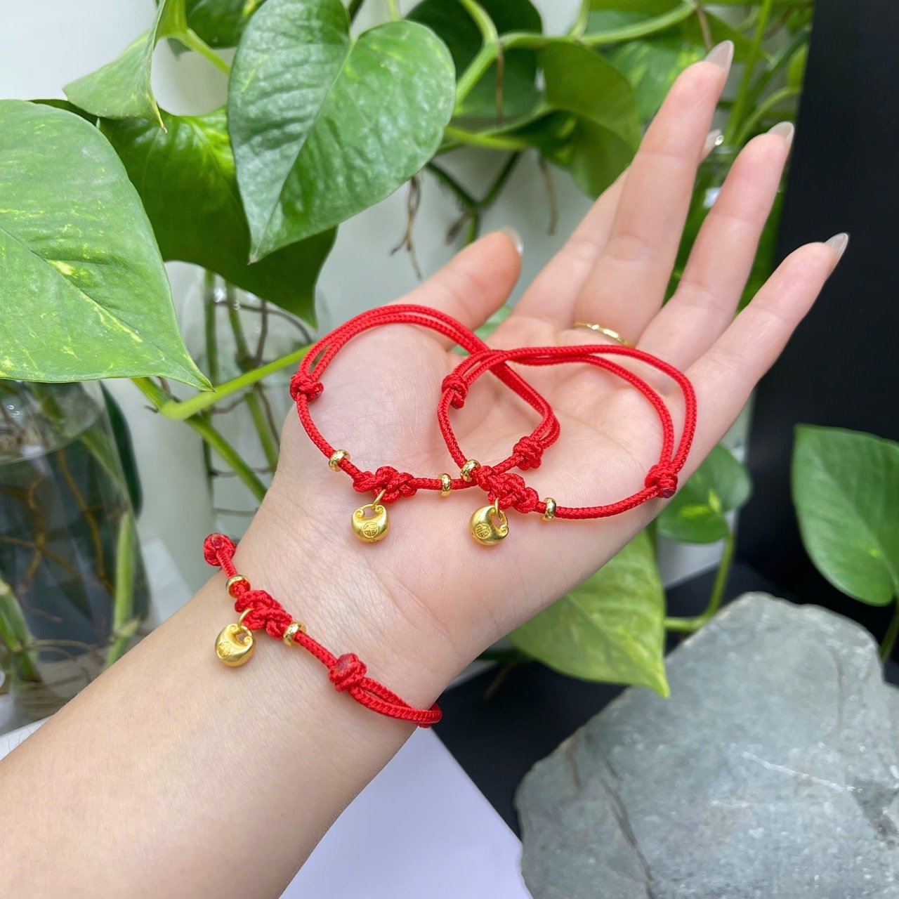 Vòng Chỉ Đỏ Túi Tiền May Mắn, Tài Lộc – Hút Lộc, Giữ Tiền, Bình An